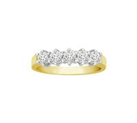 18ct Gold 0.75ct Diamond 5 Stone Eternity Ring 5mm - 18R134-075 Jewelco London Gold W