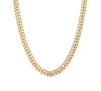 18ct Gold Plated Miami Chain Necklace Harfi Gold 18 inches