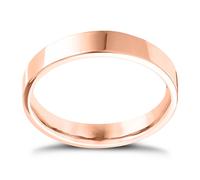 18ct Rose Gold Extra Heavy Flat Court 5mm Ring