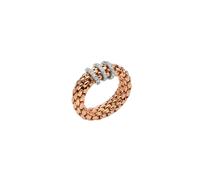 18ct Rose Gold Vendome Flex'it 0.23ct Diamond Ring - Ring Size Medium