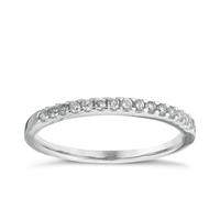 18ct White Gold 0.15ct Wedding Band