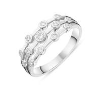 18ct White Gold 0.29ct Diamond Thirteen Stone Ring - K FEU-1834/K