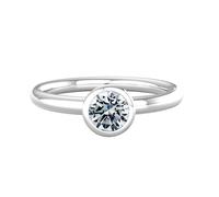 18ct White Gold 0.40ct Diamond Ring - Ring Size D