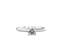 18ct White Gold 0.40ct Diamond Ring - Ring Size D