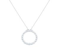 18ct White Gold 0.50ct Diamond Circle Pendant