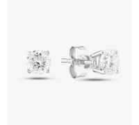 18ct White Gold 1.00ct Brilliant Cut Diamond Solitaire Stud Earrings THE2534-100 18KTWG (G/H-I1)(WG)