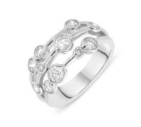 18ct White Gold 1.00ct Diamond Bubble Dress Ring - TITLE White Gold 00001029