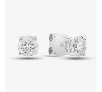 18ct White Gold 1.00ct Four Claw Diamond Stud Earrings THE2534-100W