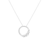 18ct White Gold 1.00cttw Mixed Cut Diamond Pendant