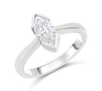 18ct White Gold Diamond Solitaire Engagement Ring - 1.14ct - I/I2 - H1127