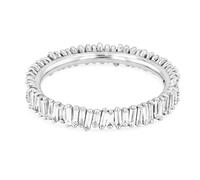 18ct White Gold Fireworks Collection Mini Classic Full Eternity Ring - Ring Size N