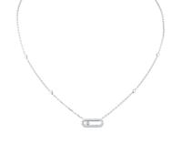 18ct White Gold Move Classique 0.22cttw Diamond Necklace