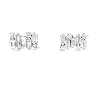 18ct White Gold Shimmer 0.50cttw Diamond Stud Earrings
