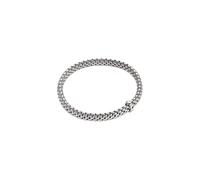 18ct White Gold Vendome Flex'it 0.01ct Black Diamond Bracelet - Size Extra Large