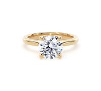 18ct Yellow Gold 2.00cttw Brilliant Cut Lab Grown Diamond Solitaire Engagement Ring - Ring Size M
