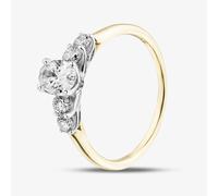 18ct Yellow Gold Certificated 2.51ct Diamond Five Stone Ring 31491YW/80-18 O