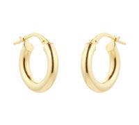 18ct Yellow Gold Chunky Creole Earrings