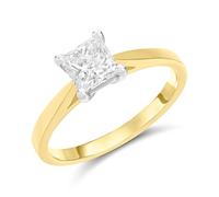 18ct Yellow Gold Diamond Solitaire Engagement Ring - 1.03ct - H/I2 - H101750