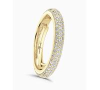 18ct Yellow Gold Evolution 1.00ct Diamond Pave Full Eternity Ring BNN-453