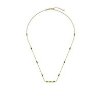 18ct Yellow Gold Green Tourmaline Gucci Link to Love Necklace