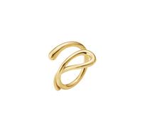 18ct Yellow Gold Mercy Swirl Ring - Ring Size N