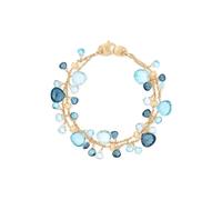 18ct Yellow Gold Paradise Blue Topaz Bracelet