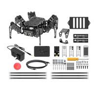 18DOF Hexapod Robot for Arduino Programming, Spider Walking Crawling Self-Balancing AI Vision Voice Control Obstacle Avoidance, STEM Education Open Source Robot with Tutorials, miniHexa Advanced Kit