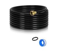 18FFDHMH01 Dehumidifier Drain Hose 3/4 Inch FHT Connection,12 Foot，Brass Interface to Prevent Water Leakage，Perfectly Compatible with Most Brands of Dehumidifiers.