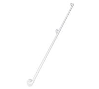 18Ft Modern Indoor Stair Railing Kit White Handrail Support for Banisters Durable Step Railing System for Safe & Stylish Home Decor