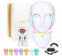 18FTRabbit LED Face Màsk (model FM-01), 7 Color LED Face Màsk Light Theràpy, Skin Care Màsk for Face and Neck both beauty salons and home use