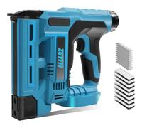 18GA 2-in-1 Cordless Brad Nailer, Battery-Powered Nail Gun, Electric Staple Gun w/ 1000 Nails and Staples ( 18v Battery not included)