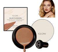 18gFoundation Cushion,Mushroom Cushion Foundation, Long-Lasting,Moisturizing Concealer & BB Cream, Brightens Skin Tone, Lightweight Full Coverage Makeup for Daily Use (2,Dark Skin)