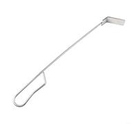 18In Grill Ash Rake Hoe For Fireplace Wood Stove Pizza Oven, Stainless Steel BBQ Cleaner Poker Scraper, For Kamado, Vision Grills, Ash Tool