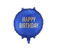 Foil Balloon Happy Birthday Blue Gold Balloon Birthday PartyDeco Balloon Birthday Balloon Boys Men Helium Suitable
