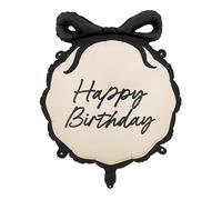 18In Happy Birthday With Bow Foil Balloon