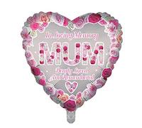 18In Mum Heart Remembrance Foil Balloon