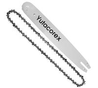 18inch Chainsaw Guide Bar and Chain Combo,Replacement Accessories Fits Stihl 020, 025C, E180,MS230, MS241C-M,MS250, MS251,3005 000 4717,183PXLBA074,specifications 68DL, 0.325" Pitch, 063",1Chain+1Bar