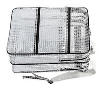 18Inch Industrial PVC Anti Statics Backpack Multiple Clear Storage Compartments Construction for Electricians Reinforced PVC Tool Backpack for Projects