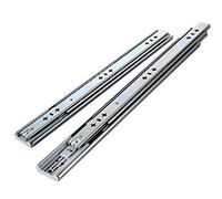 18Inch Soft Close Drawer Slides 450mm Full Extension 3Fold Runners Solid Ball Bearings for Smooth Installation Ideal for Residential Cabinets and Furniture