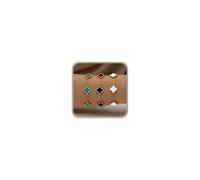 18K Gold Plated Clover Bracelet Set for Women White/Black/Gold/Silver/Green/Pink/Blue/Red Adjustable Link Double-Sided Lucky Bracelets Trendy Bracelets Set Jewelry Gifts for Women Men