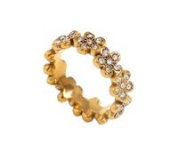 18K Gold Plated Floral Jewelry Set Women Vintage Hair Necklace Bracelet Set Bohemian Jewelry Gift for Her Romantic