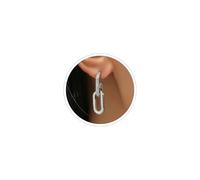 18K Gold Statement Earrings Chunky Gold Earrings for Women Paperclip Chain Link Earrings for Women Lightweight Hypoallergenic Gold Jewelry, Zinc, No Gemstone