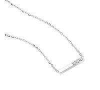 18K White Gold 0.15-0.40ct Lab Diamond Necklace (D-E, Round Brilliant Shape, VS Clarity) Gold Jewelry Necklaces for Women Gift for Her Jewelry for Women, Metal, Diamond