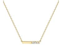 18K White Gold 0.15ct Total Weight Lab Grown Diamond Necklace (D-E, Round Brilliant Shape, VS Clarity) Necklace for Women, Gift for Her, Jewelry for Women, White Gold