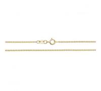 18K Yellow Gold Cable Chain CQ431 - Timeless Design | Acotis - Size 16