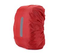 18L-25L Backpack Reflective Rain Cover Night Travel Safety Outdoor Backpack Cover With Reflective Bidding Package Waterproof(Red (18L-25L))