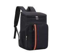 18L Extra Large Thermal Food Bag Cooler Bag Refrigerator Takeaway Box Fresh Keeping Food Delivery Backpack Insulated Cool Bag for Takeaway, Restaurant(B Black 18L)