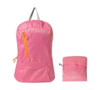 18L Ultralight Foldable Backpack for Hiking Outdoor Trekking Camping Travel Slim Profile Lightweight Design Fits in Small Spaces (Pink)