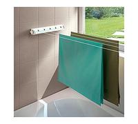 18m 5 Lines Retractable Washing Line Clothes Drying Laundry Line Indoor Wall Mounted Clothe Airer