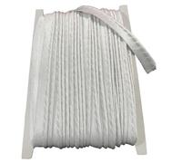 18M White Polyester Piping Trim 1.2CM Wide Polyester Piping Tape Cord for Edge Sewing Craft Binding